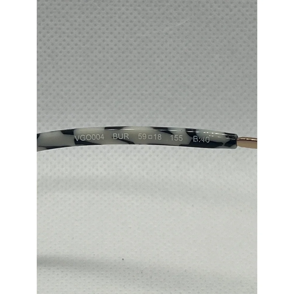 Glemaud‎ x Tura Designer Eyeglasses Frames Burgundy Gold Unique